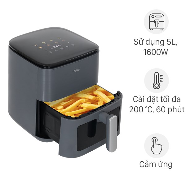 Nồi chiên không dầu Bear AF-4H16K 6 lít