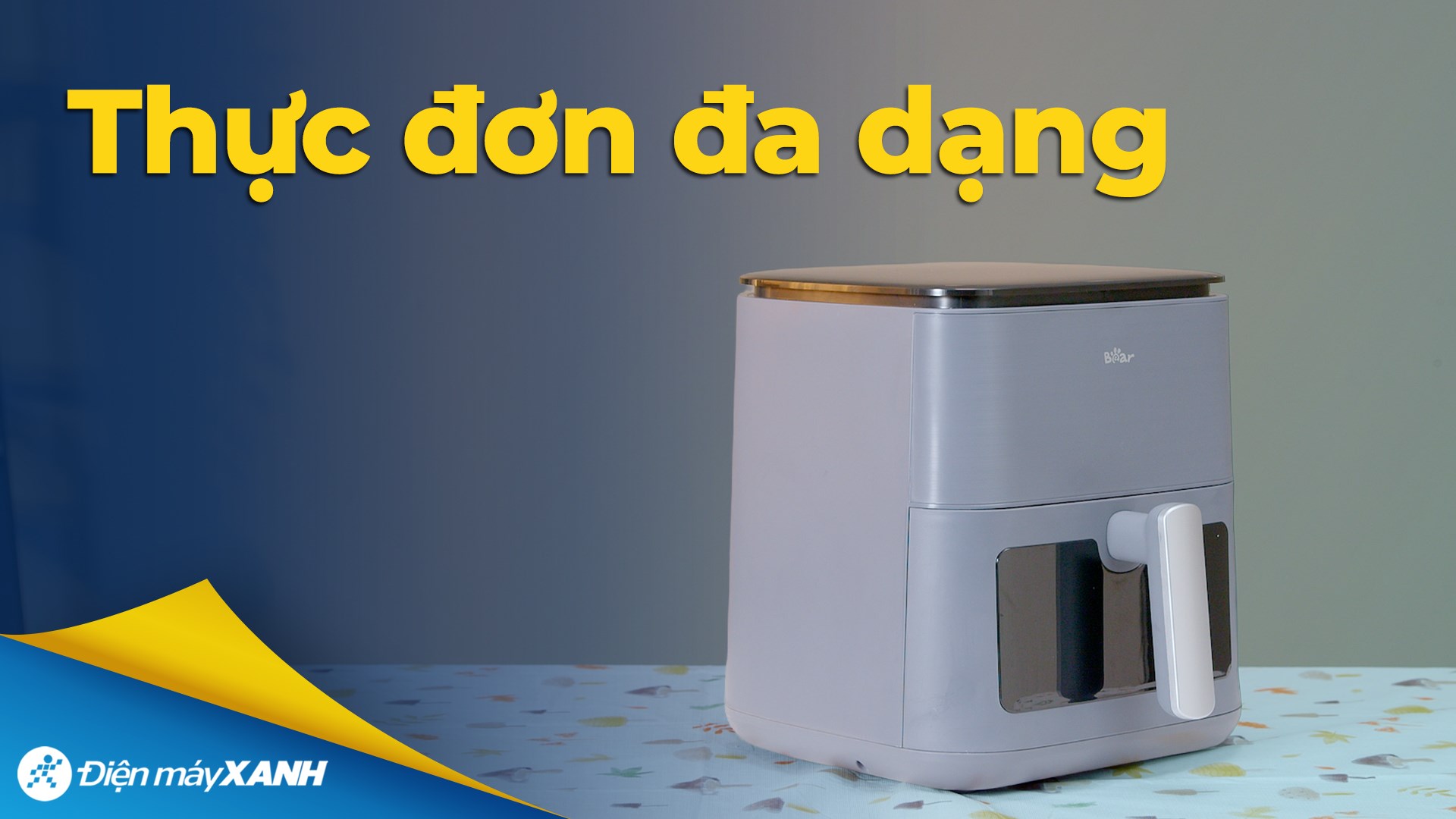 Nồi chiên không dầu Bear 6 lít AF-4H16K