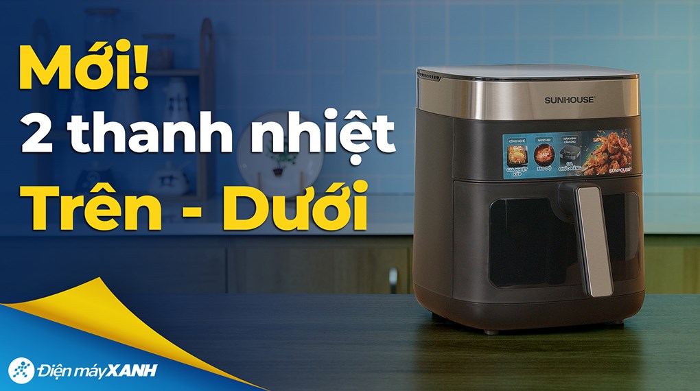 Nồi chiên không dầu Sunhouse Mama SHD4092 6.5 lít