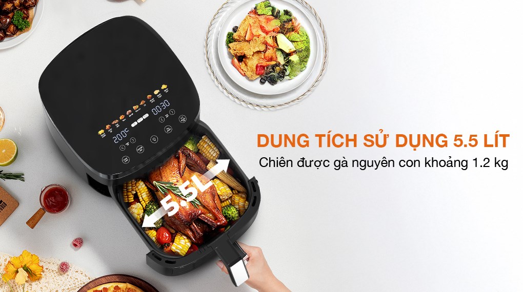 Nồi chiên không dầu Sunhouse Mama 6.5 lít SHD4092