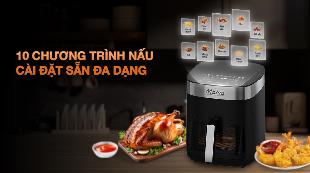 Nồi chiên không dầu Sunhouse Mama 6.5 lít SHD4092