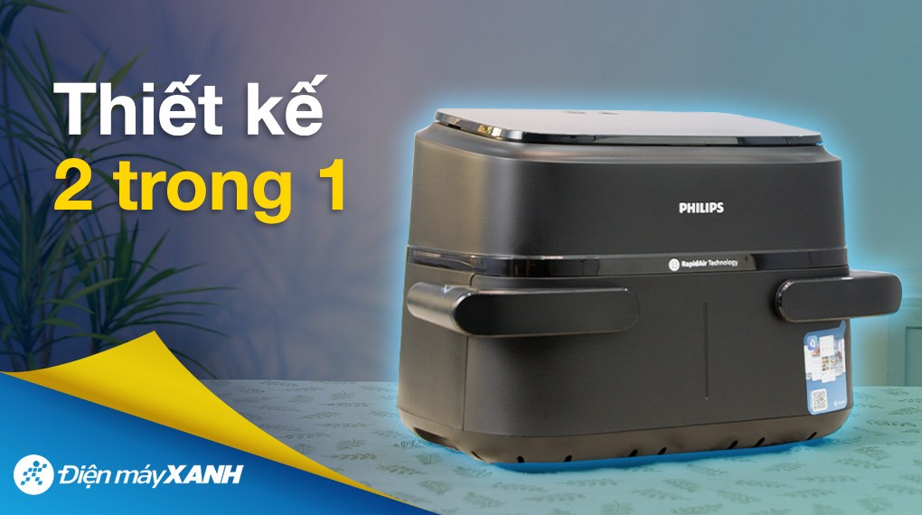 Nồi chiên không dầu Philips NA150/00 7.1 lít