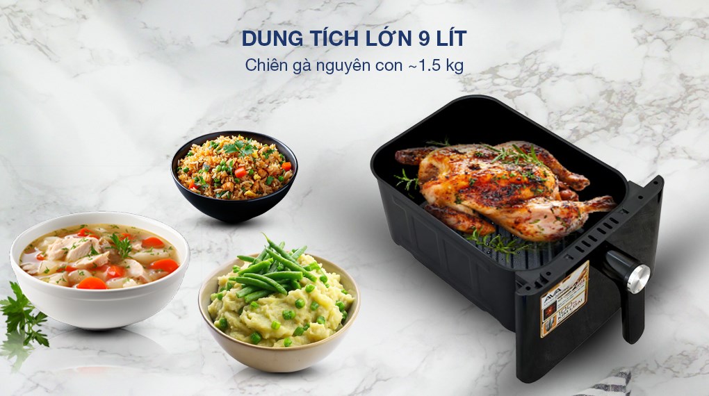Nồi chiên không dầu AVA 9 lít ZG94WG