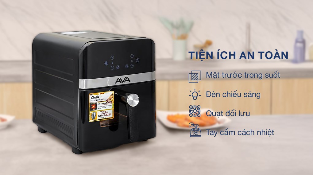 Nồi chiên không dầu AVA 9 lít ZG94WG