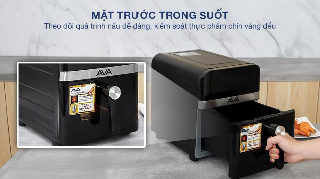 Nồi chiên không dầu AVA 9 lít ZG94WG