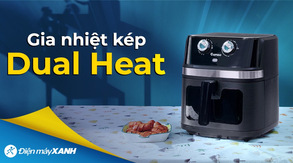 Nồi chiên không dầu Rapido 8 lít RAF-8.0M2