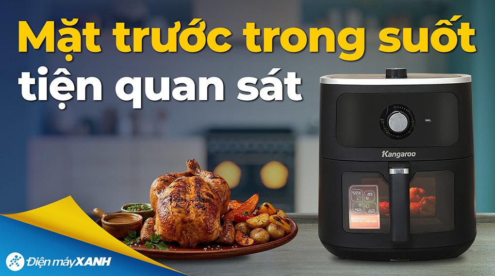 Nồi chiên không dầu Kangaroo 8 lít KGAF81MG