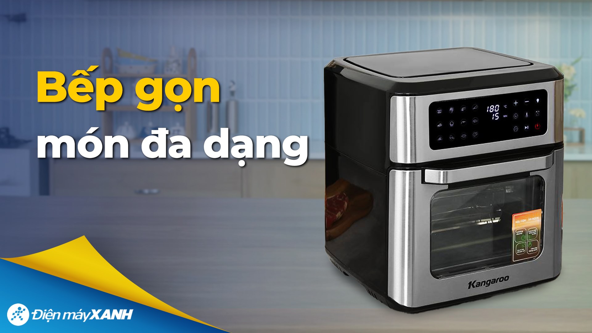 Nồi chiên không dầu Kangaroo 12 lít KGAF122DG