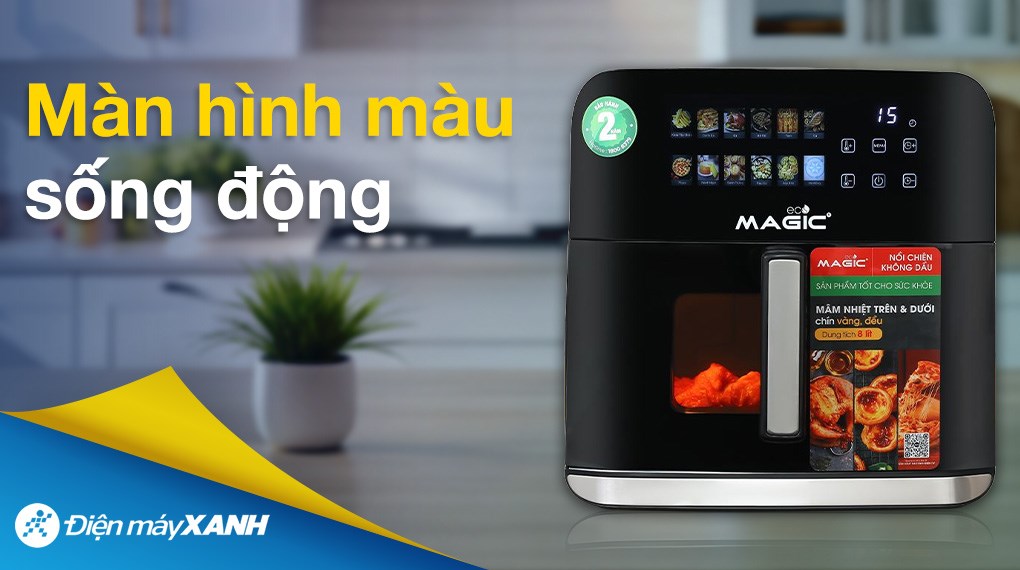 Nồi chiên không dầu Magic Eco 8 lít AC-162