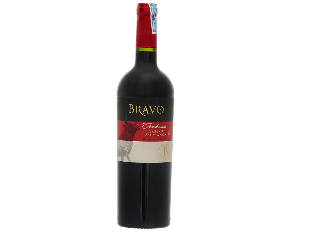 Rượu vang đỏ Bravo Carbernet Sauvignon 13.5% chai 750ml 1