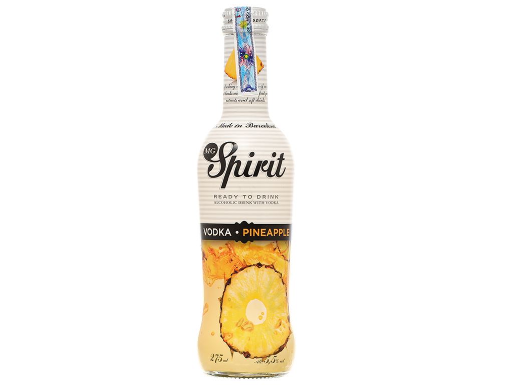 Rượu MG Spirit Vodka Pineapple dứa 275ml tại Bách hóa XANH