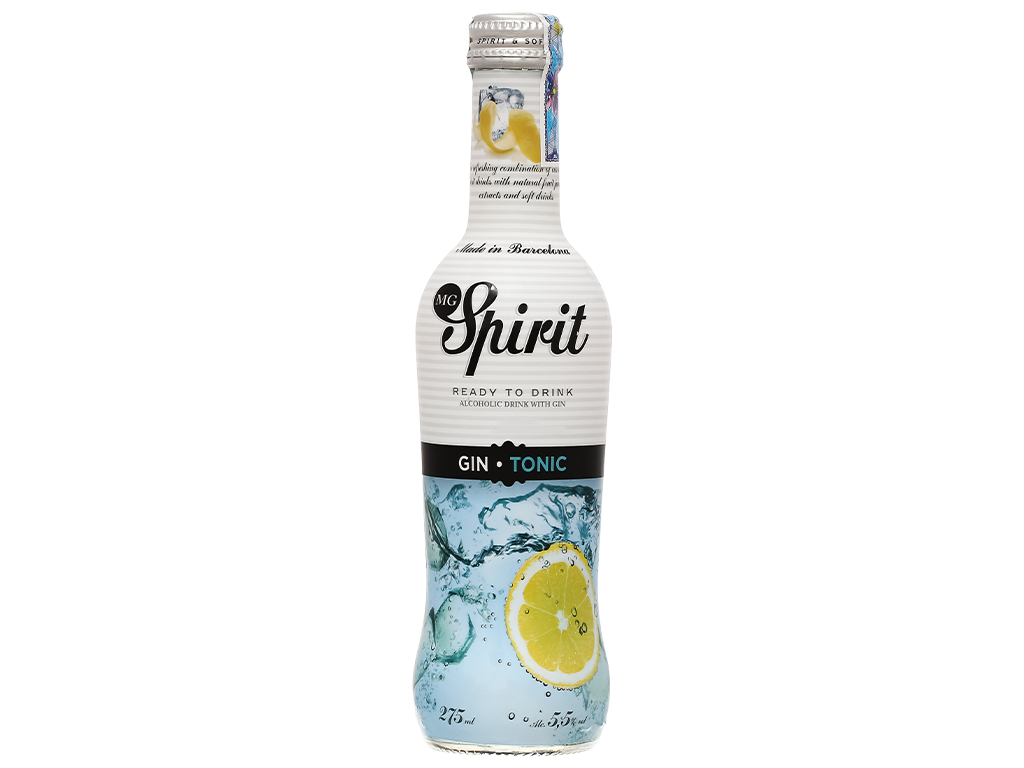 Rượu Mg Spirit Gin Tonic Chai 275Ml Tại Bách Hóa Xanh