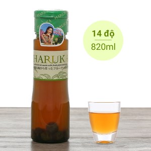 Rượu mơ Haruka 14% chai 820ml