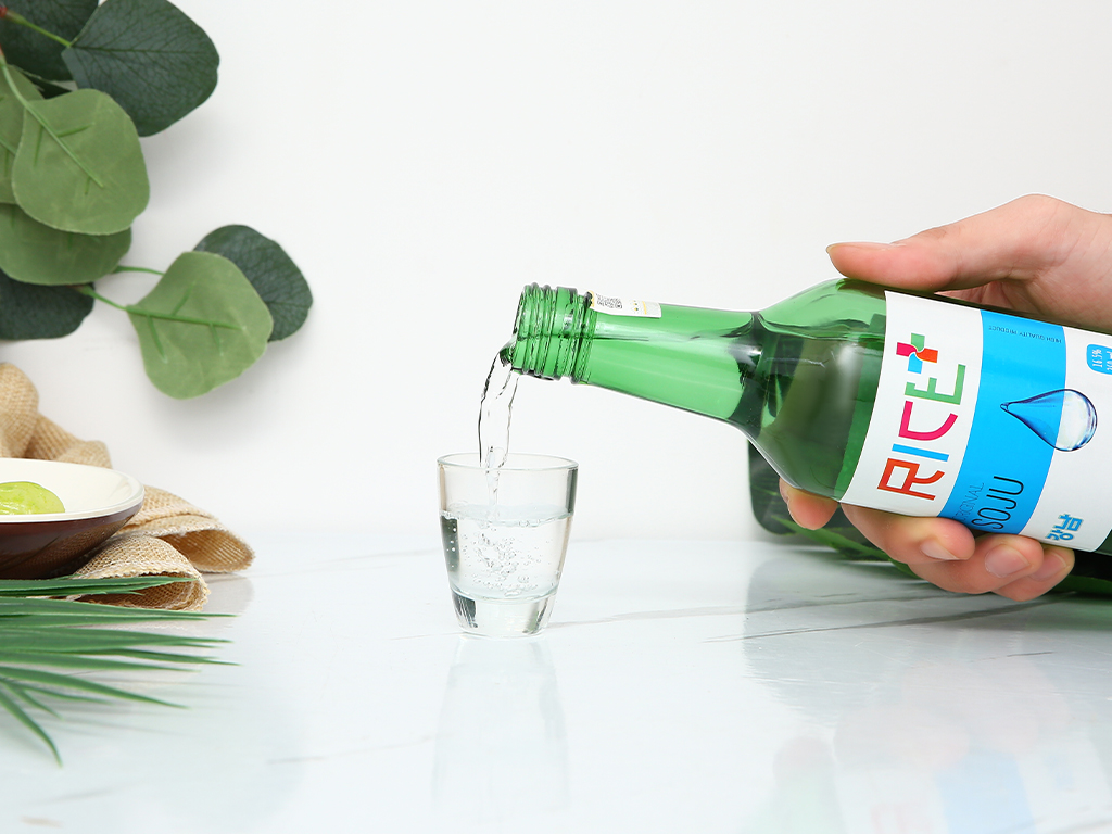 Rượu soju Rice+ truyền thống 16.5% 360ml tại Bách hoá XANH