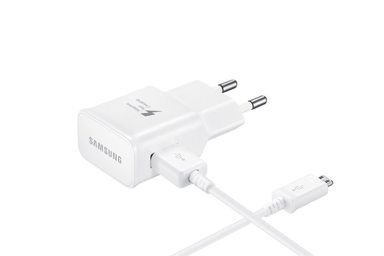 Bộ adapter sạc 15W kèm cáp Micro Samsung TA20HW Màu Trắng