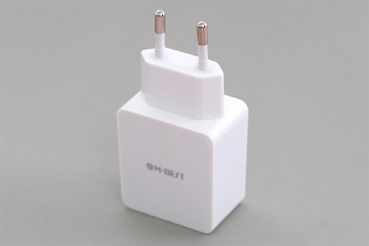 Adapter sạc 3A Qualcomm 3.0 M-Best DS136S-TB Trắng Màu Trắng