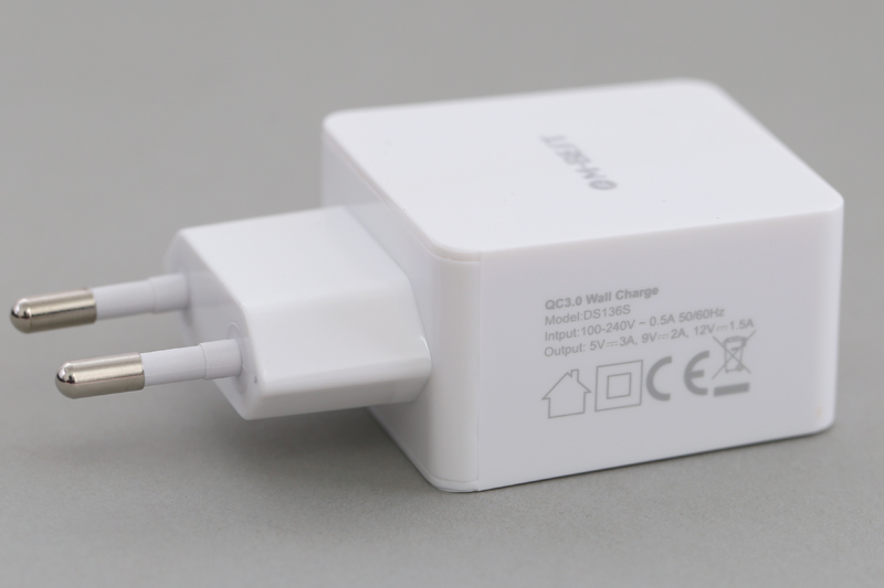 Adapter sạc 3A Qualcomm 3.0 M-Best DS136S-TB Trắng Màu Trắng