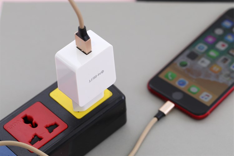 Adapter sạc 3A Qualcomm 3.0 M-Best DS136S-TB Trắng Màu Trắng