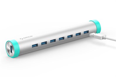 Bộ chia USB Hub 7 cổng USB 3.0 ORICO ARH7-U3-SV Bạc