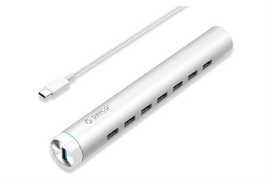 Bộ chia USB Hub 7 cổng USB 3.0 ORICO ARH7-U3-SV Bạc