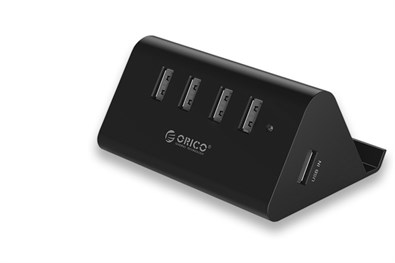Bộ chia USB Hub 4 cổng USB 3.0 ORICO SHC-U3-BK Đen