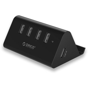 Bộ chia USB Hub 4 cổng USB 3.0 ORICO SHC-U3-BK Đen