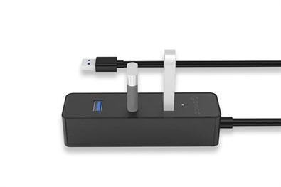 Bộ chia USB Hub 4 cổng USB 3.0 ORICO W5PH4-U3-V1-BK Đen