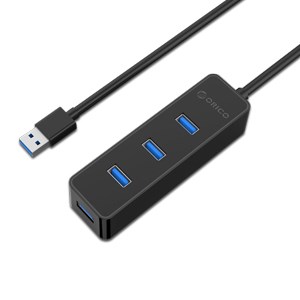 Bộ chia USB Hub 4 cổng USB 3.0 ORICO W5PH4-U3-V1-BK Đen