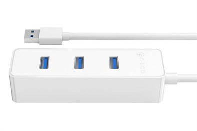 Bộ chia USB Hub 4 cổng USB 3.0 ORICO W5PH4-U3-V1-WH Trắng