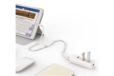 Bộ chia USB Hub 4 cổng USB 3.0 ORICO W5PH4-U3-V1-WH Trắng