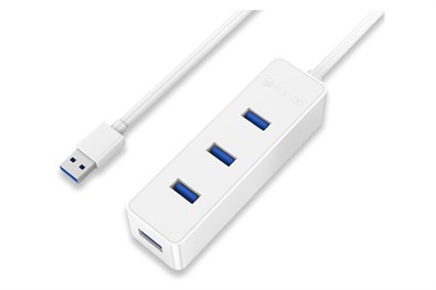 Bộ chia USB Hub 4 cổng USB 3.0 ORICO W5PH4-U3-V1-WH Trắng