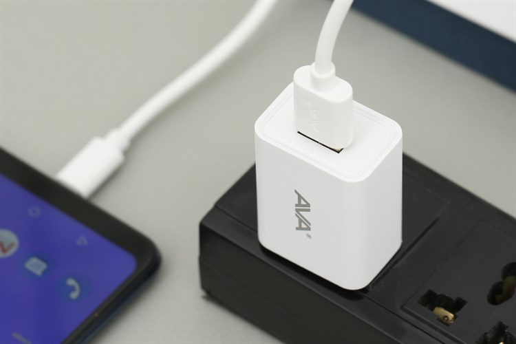Adapter sạc USB 10.5W AVA DS433-WB Màu Trắng