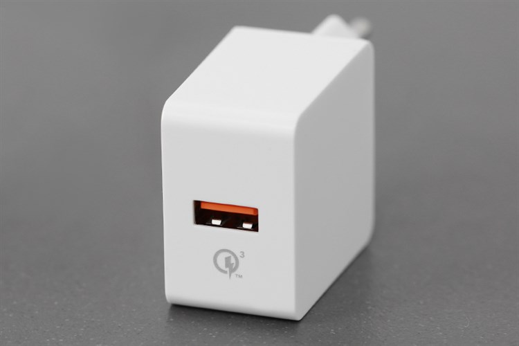 Adapter sạc USB Qualcomm 3.0 18W Mbest DS136S Màu Trắng