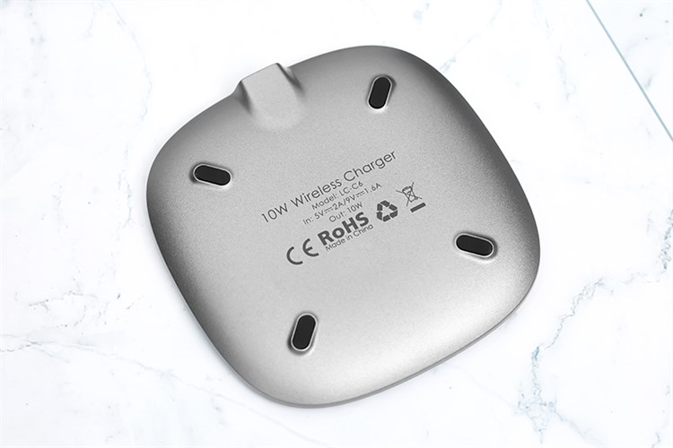 Đế sạc không dây Qi QC 3.0 10W AUKEY LC-C6 Màu Đen