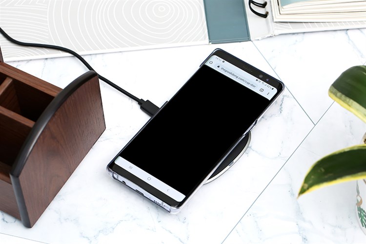 Đế sạc không dây Qi QC 3.0 10W AUKEY LC-C6 Màu Đen