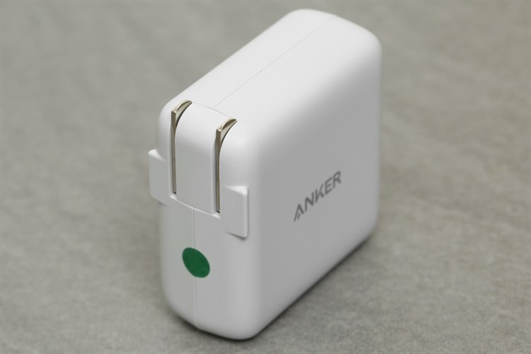 Adapter sạc 2 cổng USB Type-C PD 18W Anker PowerPort PD+2 A2626 Trắng Màu Trắng