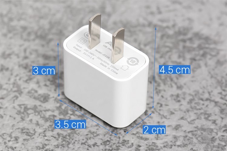 Adapter sạc USB 5W AVA JC62A Màu Trắng