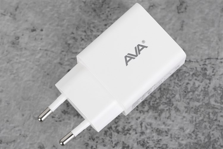 Adapter sạc 2 cổng USB 12W Dual AVA ACL168A Màu Trắng