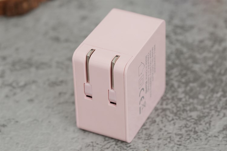 Adapter sạc 2 cổng USB 17W Dual Xmobile DS730-DB Màu Hồng