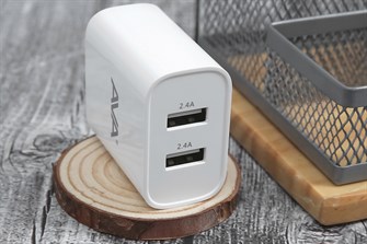 Adapter sạc 2 cổng USB 12W Dual AVA JC78A - 3