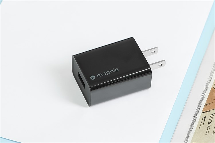 Adapter sạc USB 10W Mophie Màu Đen