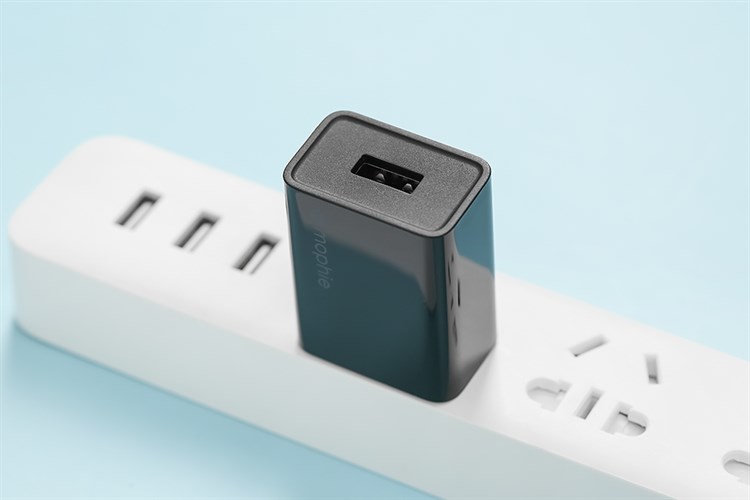 Adapter sạc USB 10W Mophie Màu Đen