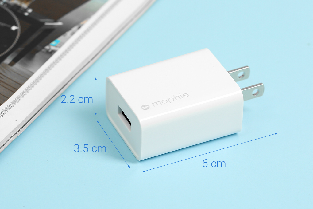 Adapter sạc USB 10W Mophie - 12