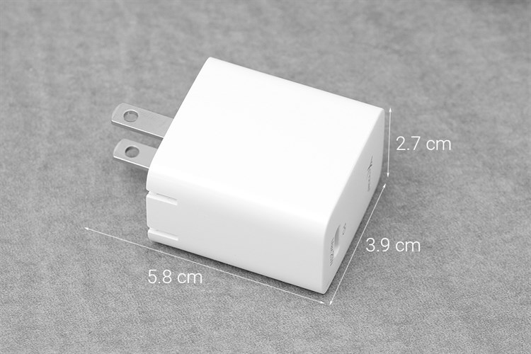 Adapter Sạc Type C PD 20W Xmobile TC20W Màu Trắng