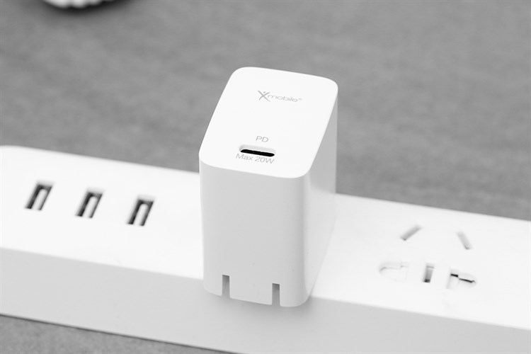 Adapter Sạc Type C PD 20W Xmobile TC20W Màu Trắng