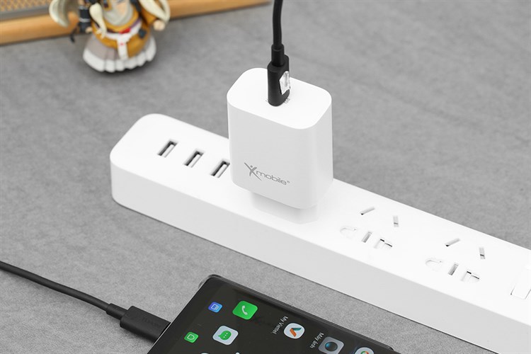 Adapter Sạc Type C PD 20W Xmobile TCE20W Màu Trắng