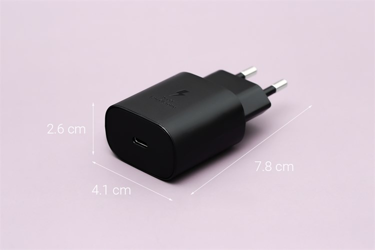 Sạc nhanh Type-C PD 25W Samsung EP-TA800N Màu Đen
