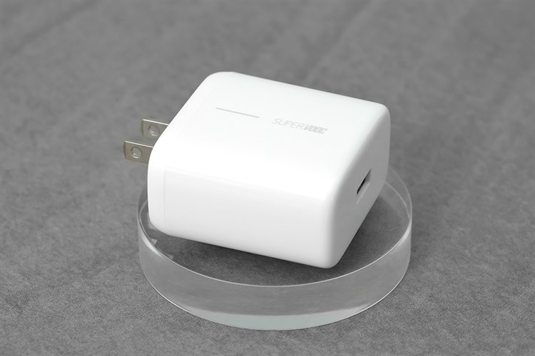 Adapter Sạc SuperVOOC 65W OPPO VCA7JAUH Màu Trắng