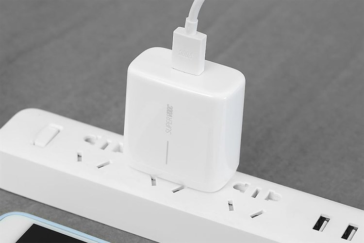 Adapter Sạc SuperVOOC 65W OPPO VCA7JAUH Màu Trắng