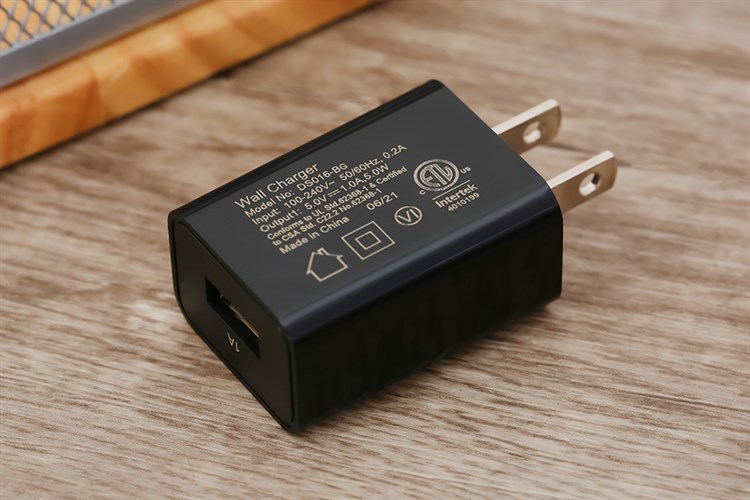 Adapter sạc USB 5W AVA+ DS016 Màu Đen